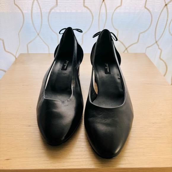 Paul Green Women’s Paulina Leather d'Orsay Block Heel Pumps Size 8 US / 5.5 UK - Picture 12 of 12